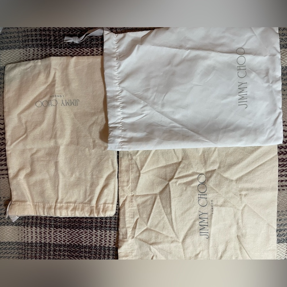3 Jimmy Choo Dust Bags
